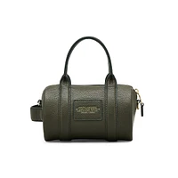 Leather Mini Duffle Bag
