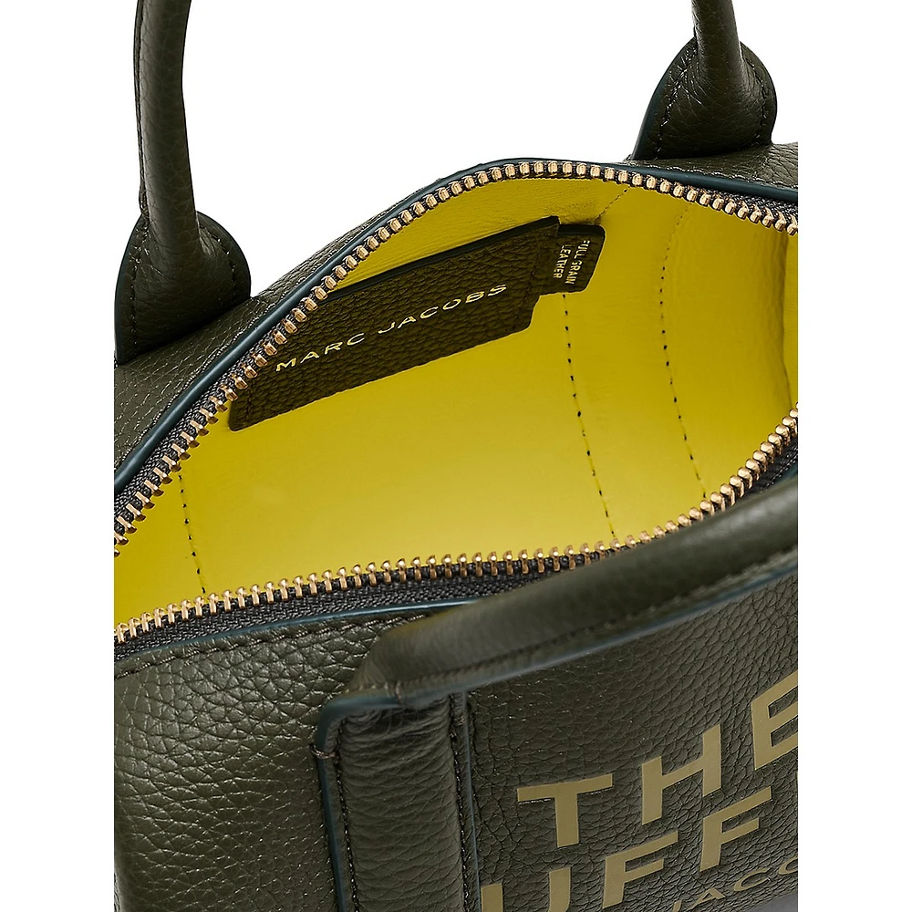 Leather Mini Duffle Bag