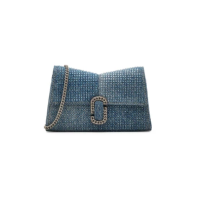 The Crystal Denim St. Marc Chain Wallet