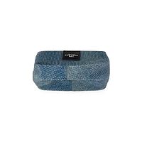 The Crystal Denim Mini Sack Bag