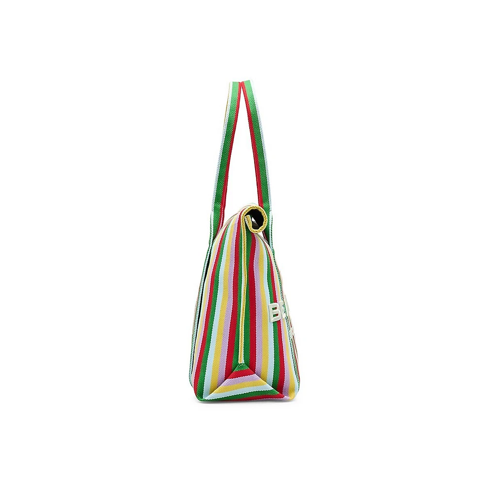 The Striped Jacquard Beach Tote