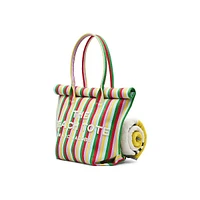 The Striped Jacquard Beach Tote