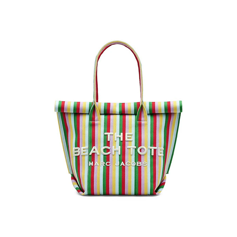 The Striped Jacquard Beach Tote