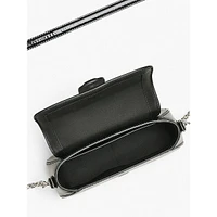 The Small Patent Leather Clover Shoulder Bag