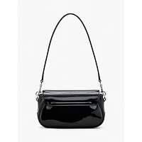 The Small Patent Leather Clover Shoulder Bag