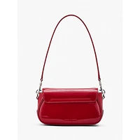 The Small Patent Leather Clover Shoulder Bag