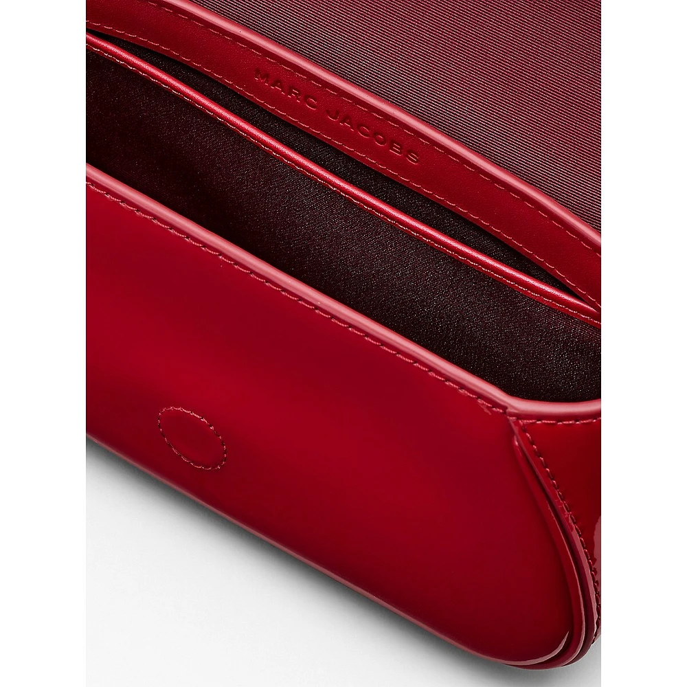 The Small Patent Leather Clover Shoulder Bag