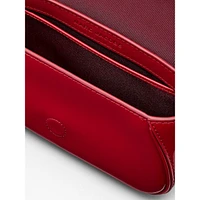 The Small Patent Leather Clover Shoulder Bag