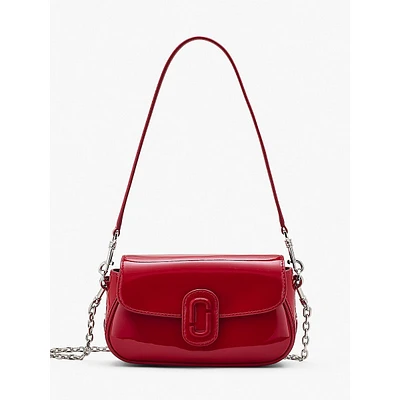 The Small Patent Leather Clover Shoulder Bag