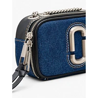 The Denim Chain Snapshot Crossbody Bag