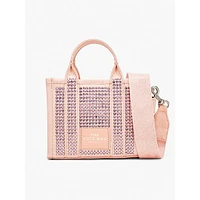 The Mini Crystal Canvas Crossbody Tote Bag