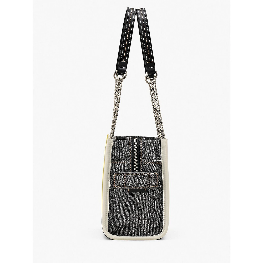 The Denim Chain Small Tote Bag