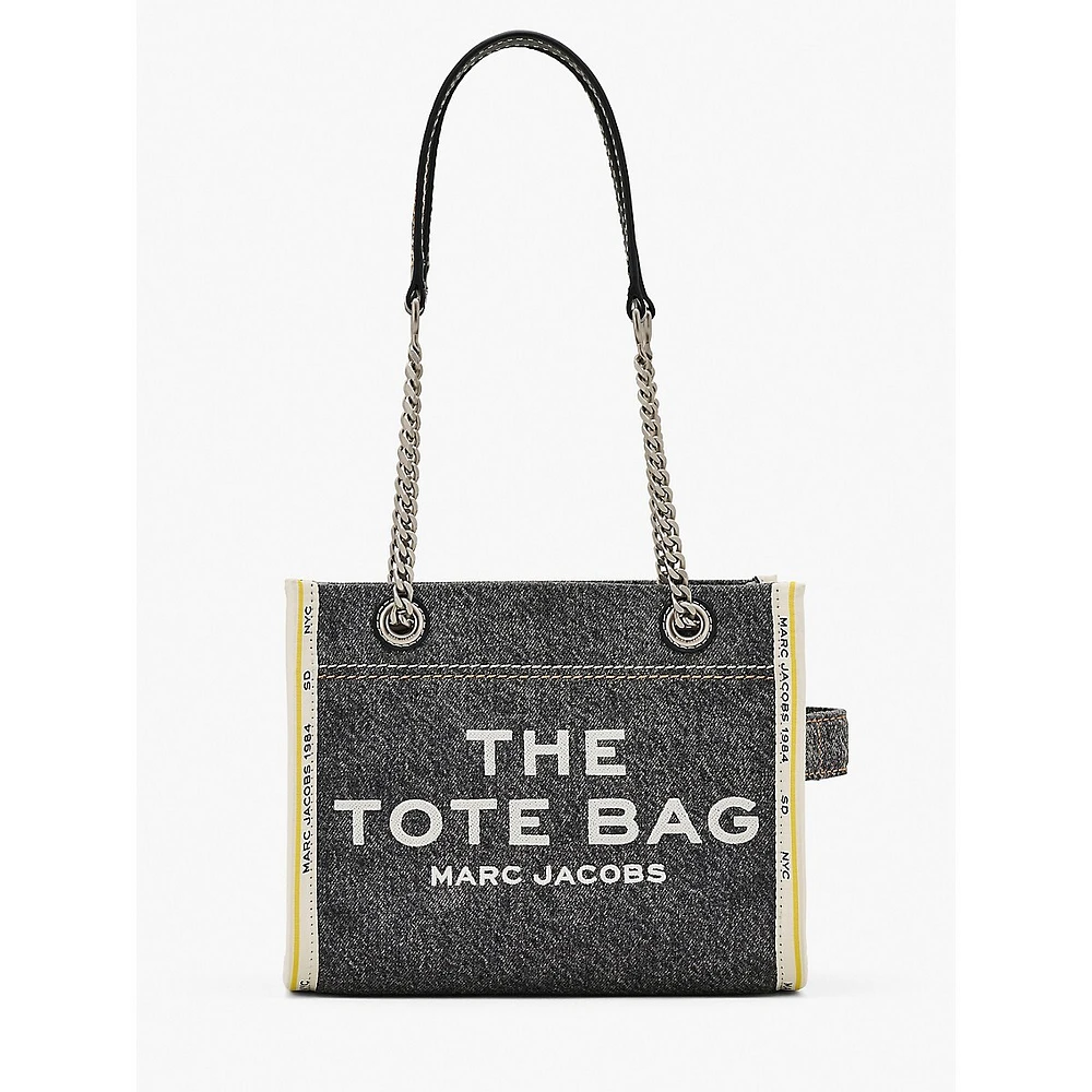 The Denim Chain Small Tote Bag