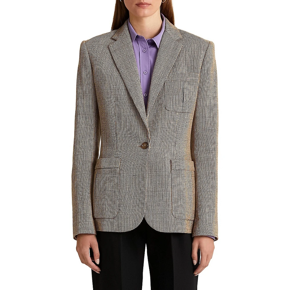 Cotton & Linen Broken Twill Blazer