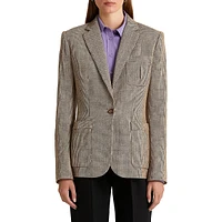 Cotton & Linen Broken Twill Blazer