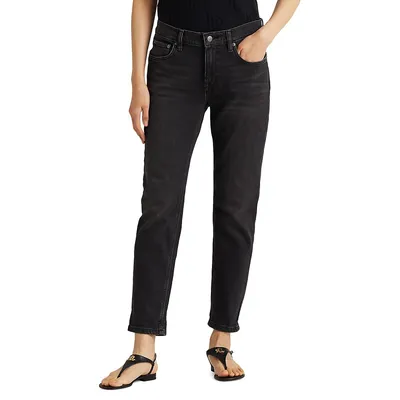 ​Relaxed Tapered Ankle Jeans