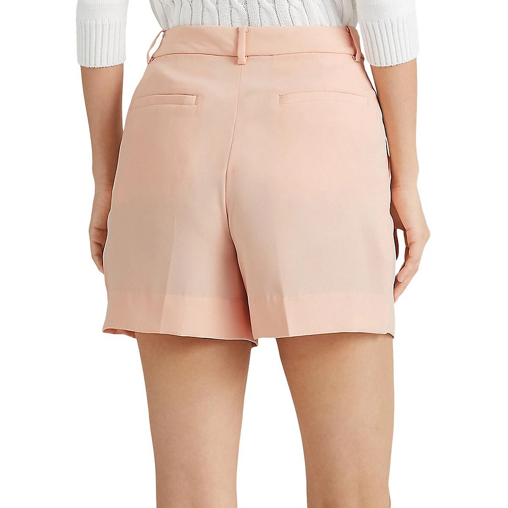 ​​Pleated Georgette Shorts