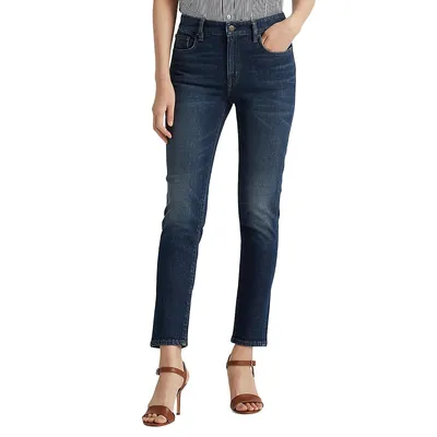 MAMA Slim Ankle Jeans