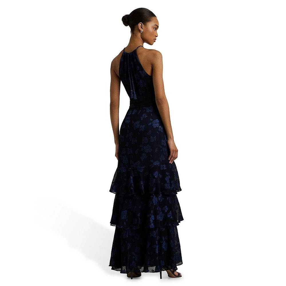 Robe à volants et imprimé floral