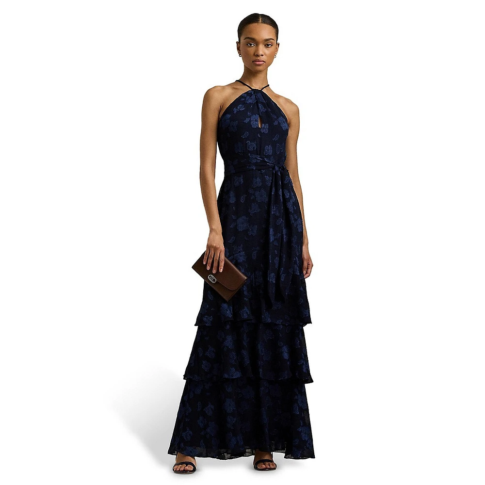 Robe à volants et imprimé floral