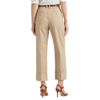 Pleated Wide-Leg Pants