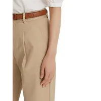 Pleated Wide-Leg Pants