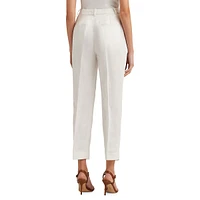 Krisztian Pleated Cropped Pants