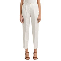 Krisztian Pleated Cropped Pants