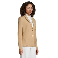 Slim-Fit Bullion LRL-Patch Jacquard Blazer