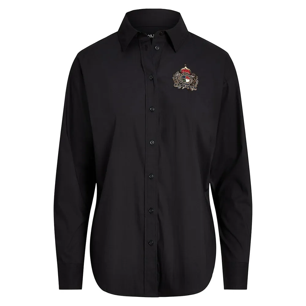 Beaded Crest Shirt
