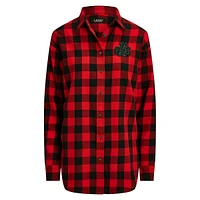 Buffalo Check Bullion Patch Shirt