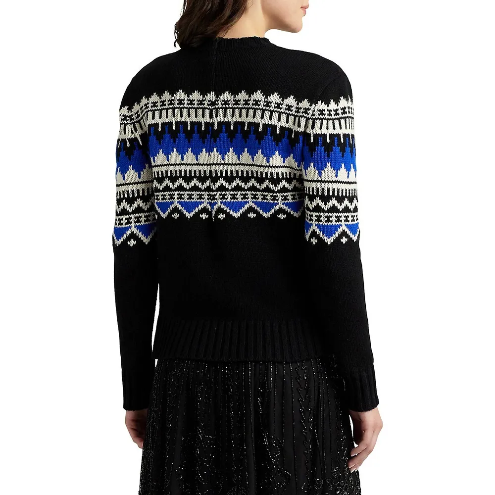 Fair Isle Wool-Blend Sweater