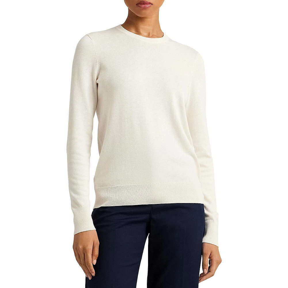 Slim-Fit Soft-Knit Sweater