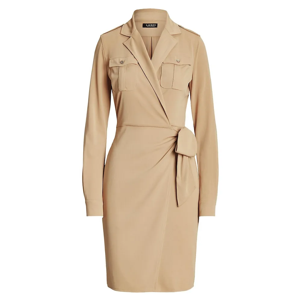 Utility Wrap Dress