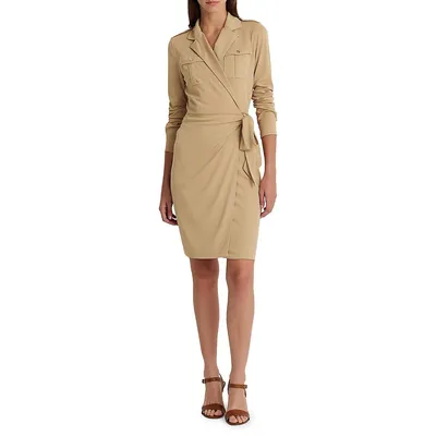 Utility Wrap Dress