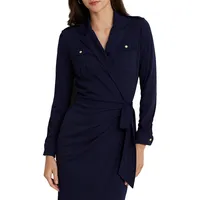 Utility Wrap Dress