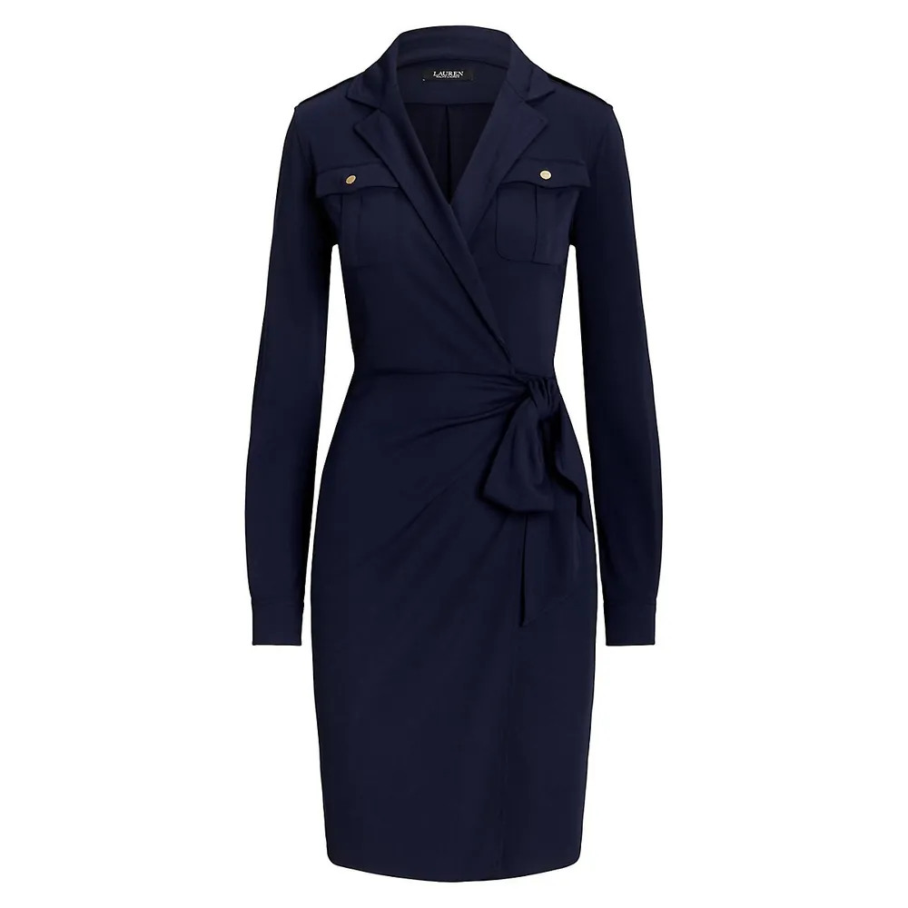 Utility Wrap Dress