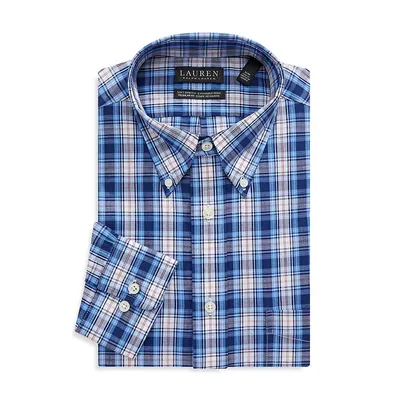 UltraFlex Stretch Town and Country Untucked Regular-Fit Dress Shirt