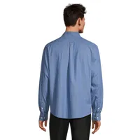 UltraFlex Stretch Town and Country Untucked Regular-Fit Dress Shirt
