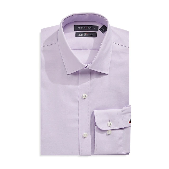 Tommy Hilfiger Slim-Fit Stretch-Cotton Dress Shirt | Shop Midtown