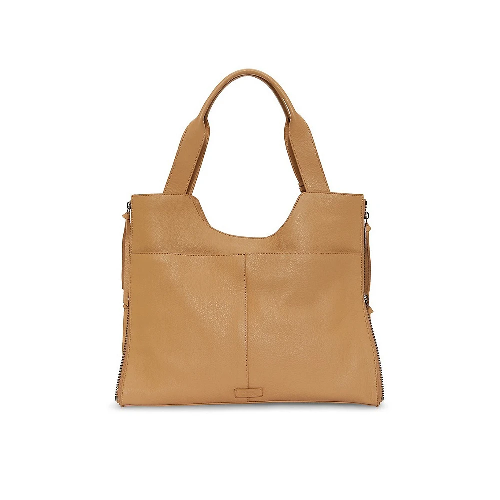 Sac fourre-tout en cuir grainé Carla