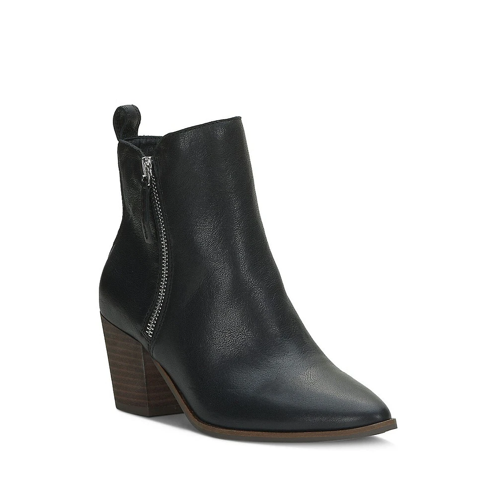 Bidelia Leather Booties