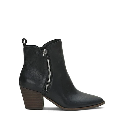 Bidelia Leather Booties