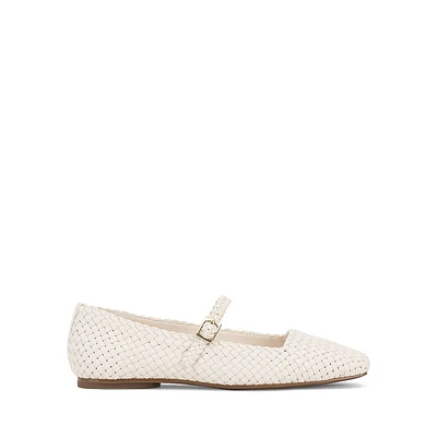 Vinley Woven Mary Jane Ballerina Flats