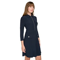 Polo Zip Shift Dress