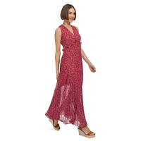 Charleston Floral Empire Maxi Dress