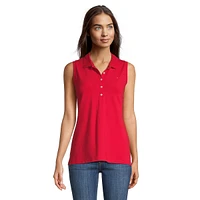 Sleeveless Polo Shirt