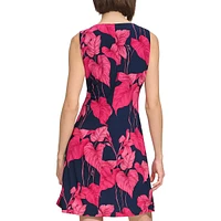 Floral Trapeze Dress