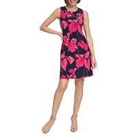 Floral Trapeze Dress
