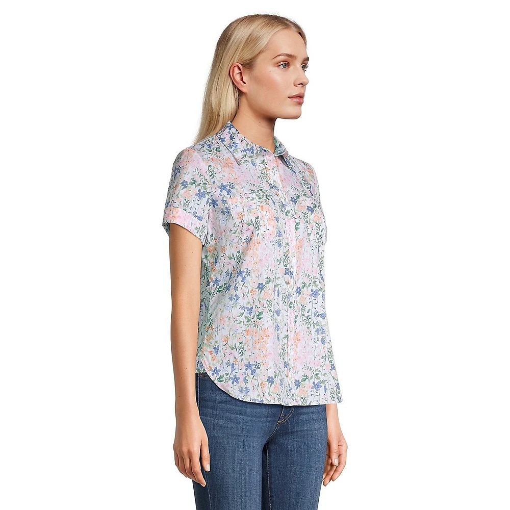 Garden Floral Camp Shirt